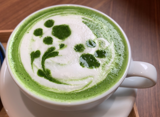 新規メニュー抹茶ラテ